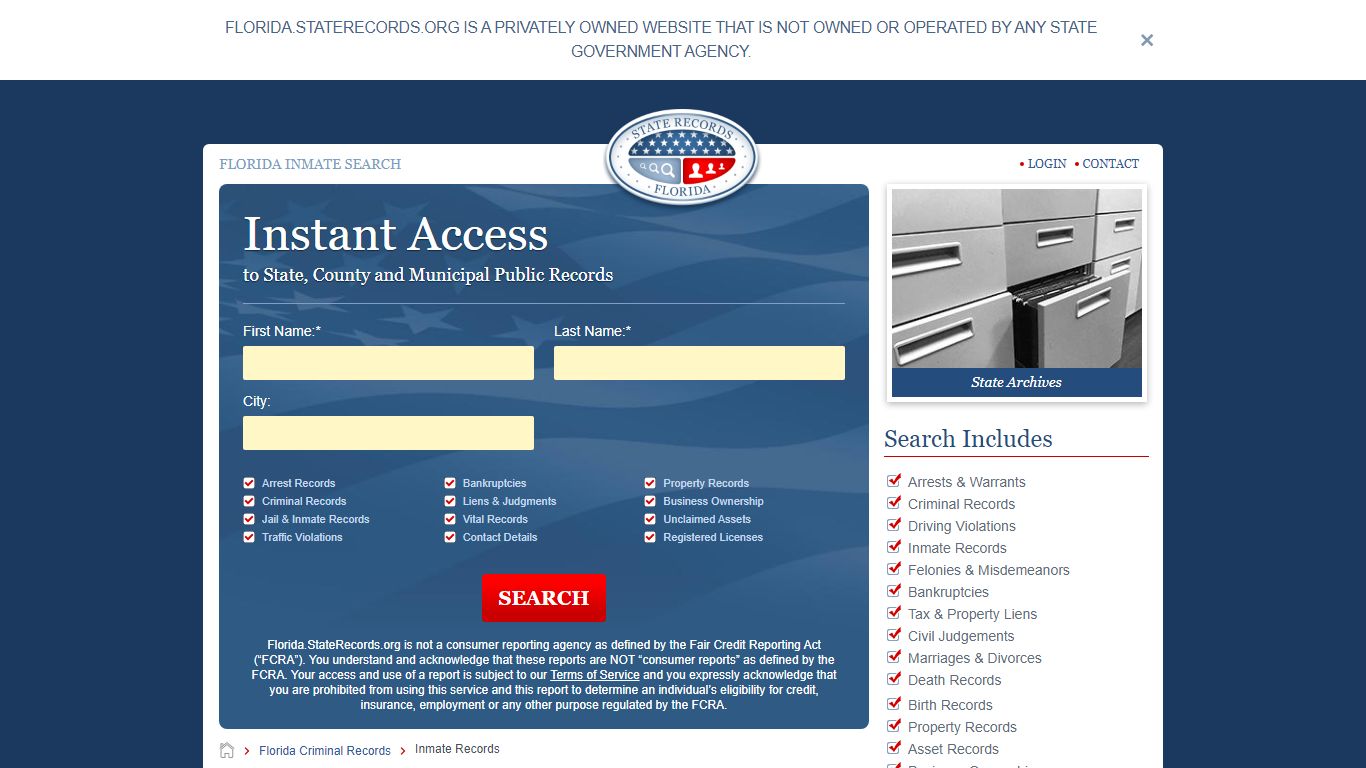 Florida Inmate Search | StateRecords.org